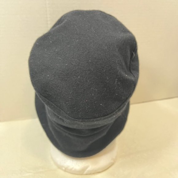 Liz Claiborne Woman's Black Wool Winter Bucket Hat Soft & Comfortable VGUC - Picture 8 of 12